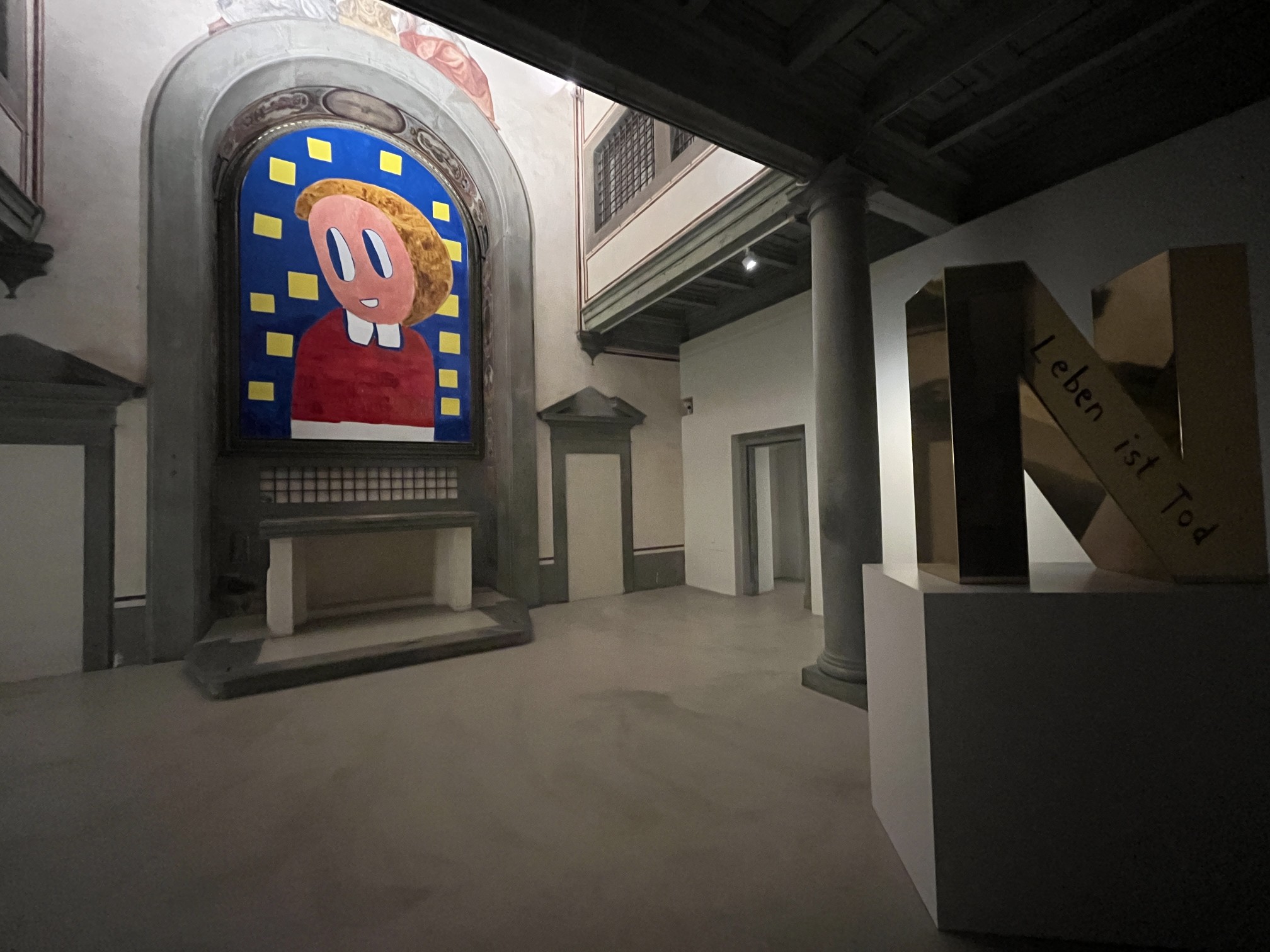 André Butzer, Liebe, Glaube und Hoffnung, Museo Novecento, Florenz, 2024