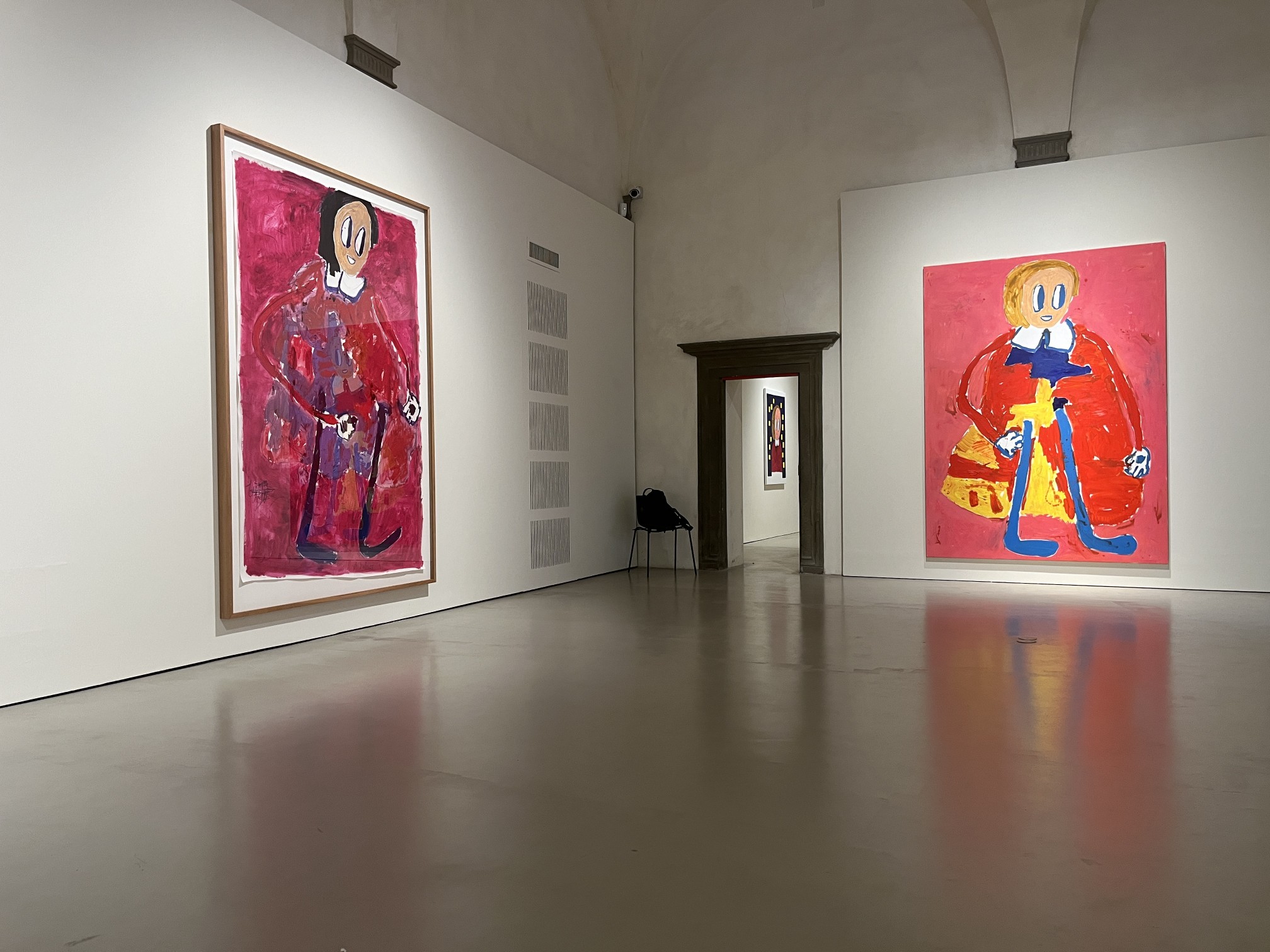 André Butzer, Liebe, Glaube und Hoffnung, Museo Novecento, Florenz, 2024